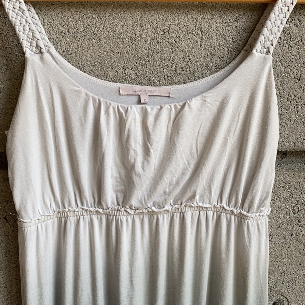 Gray Ombré Gradient Jersey Dress - Picture 7 of 10